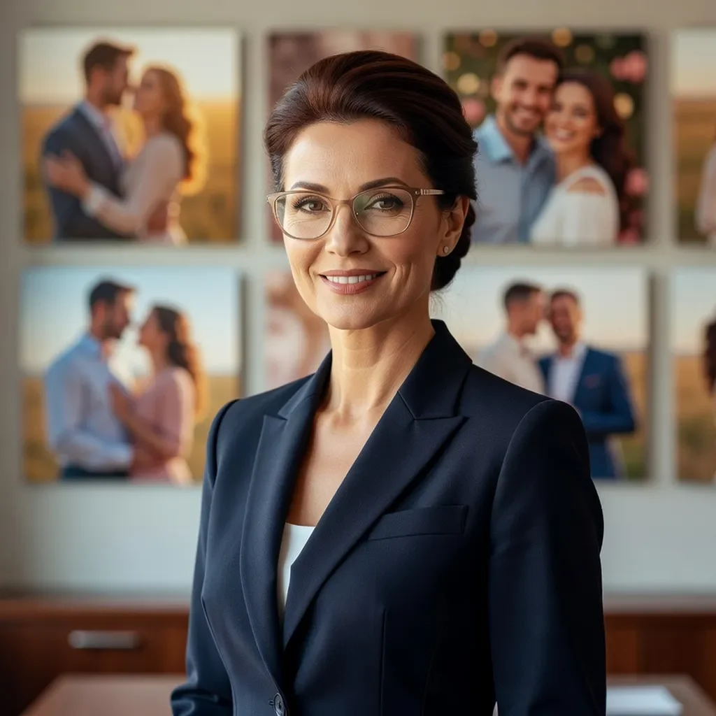 Portrait d'Inna Bondareva, directrice de l'agence matrimoniale L'Étoile Slave à Annecy
