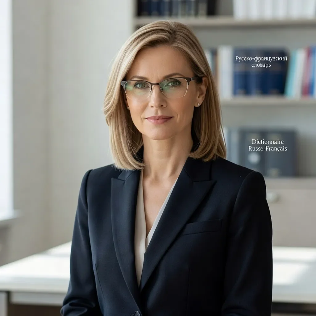 Portrait de Maria Sokolova, interprète assermentée russe-français à Paris
