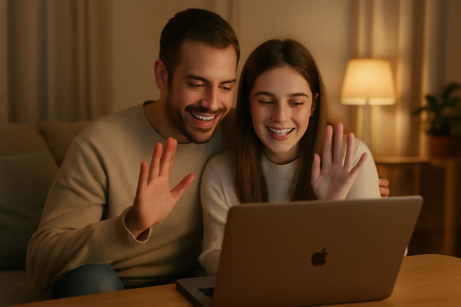 Rencontre avec la famille russe lors d'une visite